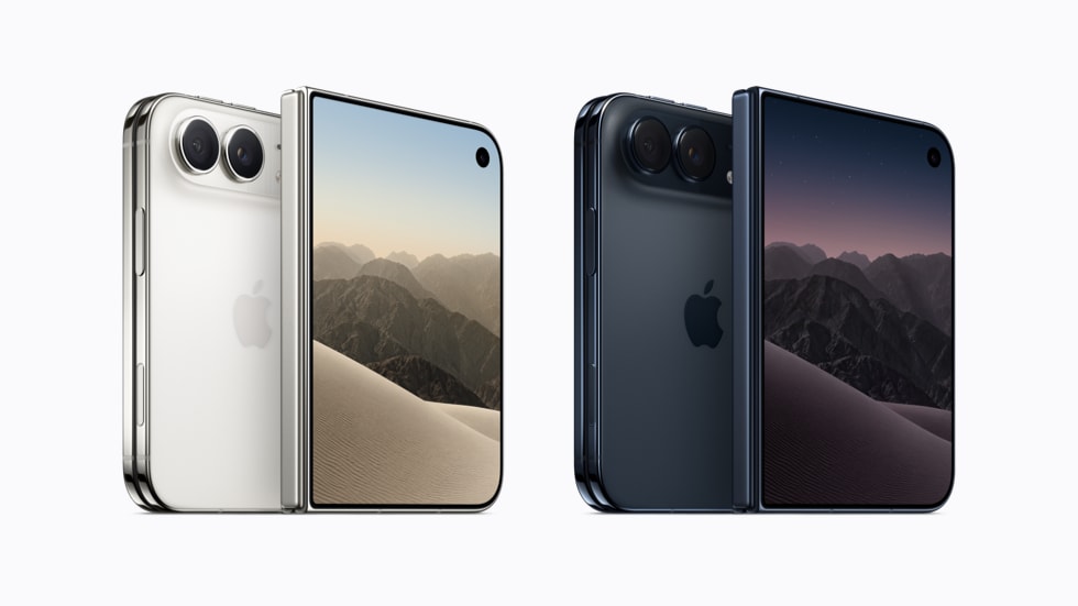 iPhone Duo w kolorach gwiezdnej bieli i nocnego nieba